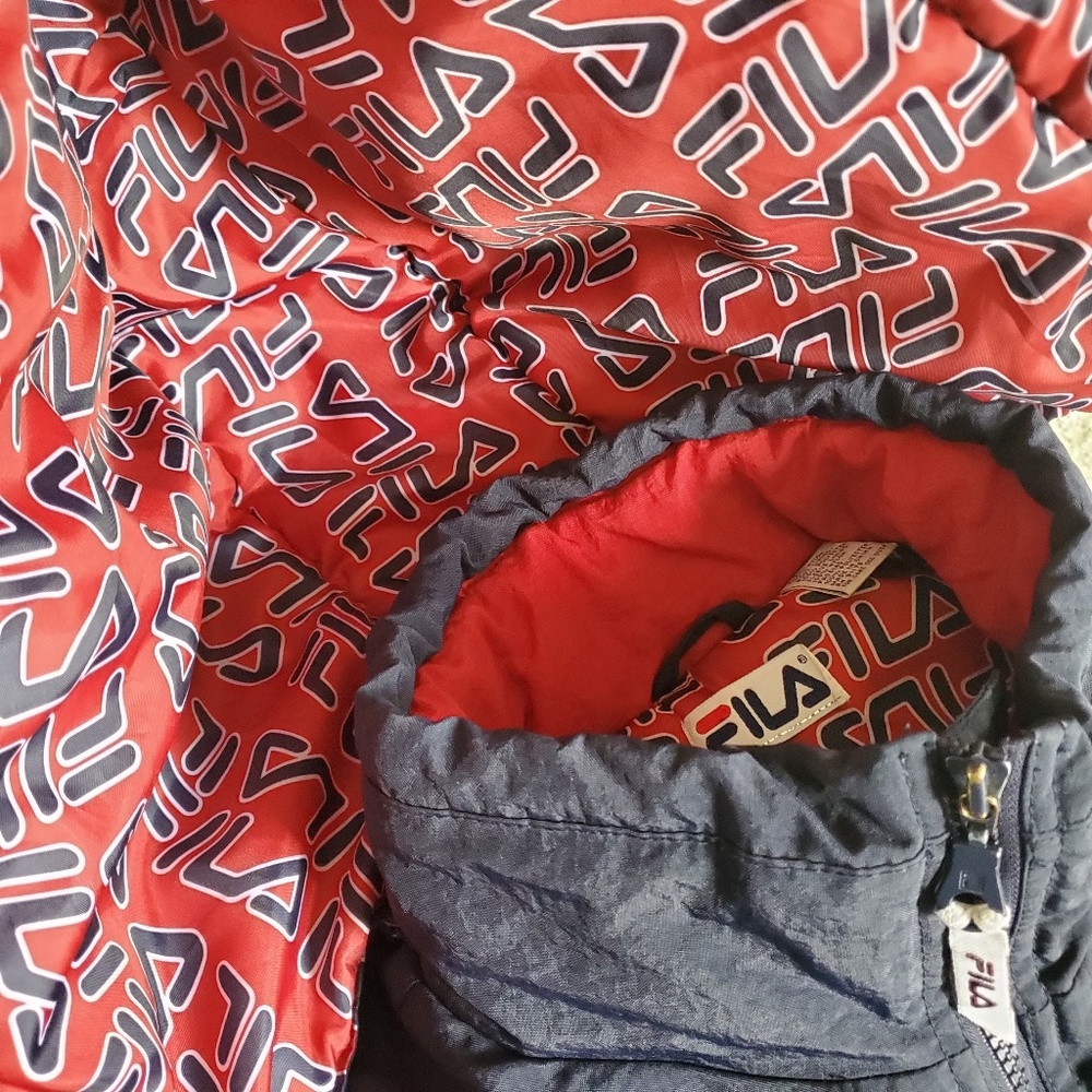 🔥sold🔥Hooded FILA Puffer Coat--Embroidered! - Picture 7 of 8